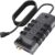 Belkin 12-Outlet Pivot Surge Protector Power Strip – 4320 Joule, 8ft Flat Plug & Rotating Sockets for Home & Office