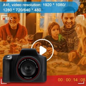 Acuvar 16MP Digital Camera – Compact Point & Shoot with 16X Zoom, 2.4” LCD & Webcam Feature – Beginner Friendly Vlogging Camera for Kids, Travel & YouTube