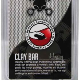 Chemical Guys CLY_KIT_1 Heavy Duty Clay Bar & Synthetic Luber Kit - Professional Car Paint Decontamination System - Removes Overspray, Sap & Rail Dust for Smooth Glossy Finish