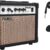 Fojill 20W Electric Guitar Amplifier – Portable Practice Amp with Headphone Jack, Distortion, Gain, and EQ Controls (Black)