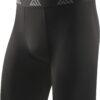 Men's 9-Inch Compression Shorts – Performance Spandex Athletic Base Layer for Running, Gym & Workout