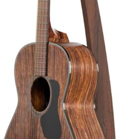 Premium American Black Walnut Wood Guitar Stand – Floor A-Frame Holder for Acoustic, Electric & Bass Guitars