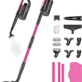 Schenley 19-in-1 Steam Mop – Dual-Rod Design with Detachable Handheld Steamer, 248°F Fast Heating, Chemical-Free Hard Floor, Tile, and Grout Cleaner