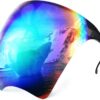 FEISEDY Full Face Shield Visor – Anti-Fog Polycarbonate Eye Protection with Mirror Lens