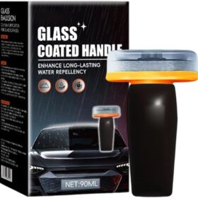 Car Window Glass Oil Film Remover – 2026 Upgrade Windshield Cleaning Kit with Polishing Brush – Restores Clarity & Visibility for Safer Driving (90ml)