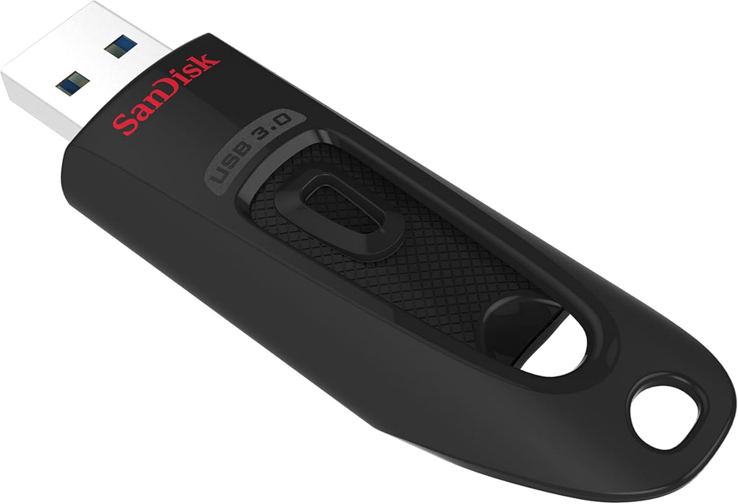 SanDisk 128GB Ultra USB 3.0 Flash Drive - High-Speed 100MB/s Portable Memory Stick, Black (SDCZ48-128G-GAM46)