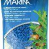 Marina Blue Aquarium Gravel – 1 lb. Epoxy-Coated Decorative Substrate for Fish Tanks