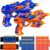 2-Pack Foam Blaster Guns Set with 60 Darts & Wrist Bands – Fun Outdoor Toys for Kids Boys & Girls