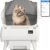 Smart Self-Cleaning Cat Litter Box with App Control - Open Design, Odor-Free & Anti-Pinch for Kittens & Medium Cats