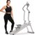 Advanced Folding Magnetic Stair Stepper with Bluetooth APP, 16-Level Resistance & 19-Inch Stride - 350LB Capacity Compact Home Climber