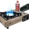 Gas One GS-3400P Dual Fuel Portable Camping Stove - Propane & Butane Burner with Carry Case