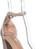 Madden Girl Beella Women's Block Heel Sandals - Classic Closed Toe Ankle Strap Shoes for Dressy Comfort