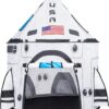 JOYIN Rocket Ship Play Tent – Pop Up Spaceship Playhouse for Kids with Carrying Case – Indoor & Outdoor