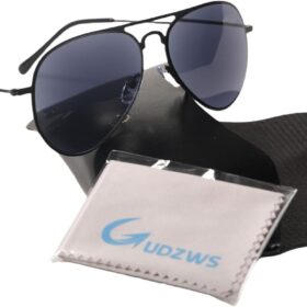 Unisex Aviator Full Lens Reading Sunglasses – Stainless Steel UV Protection with Power Lenses for Outdoor Reading