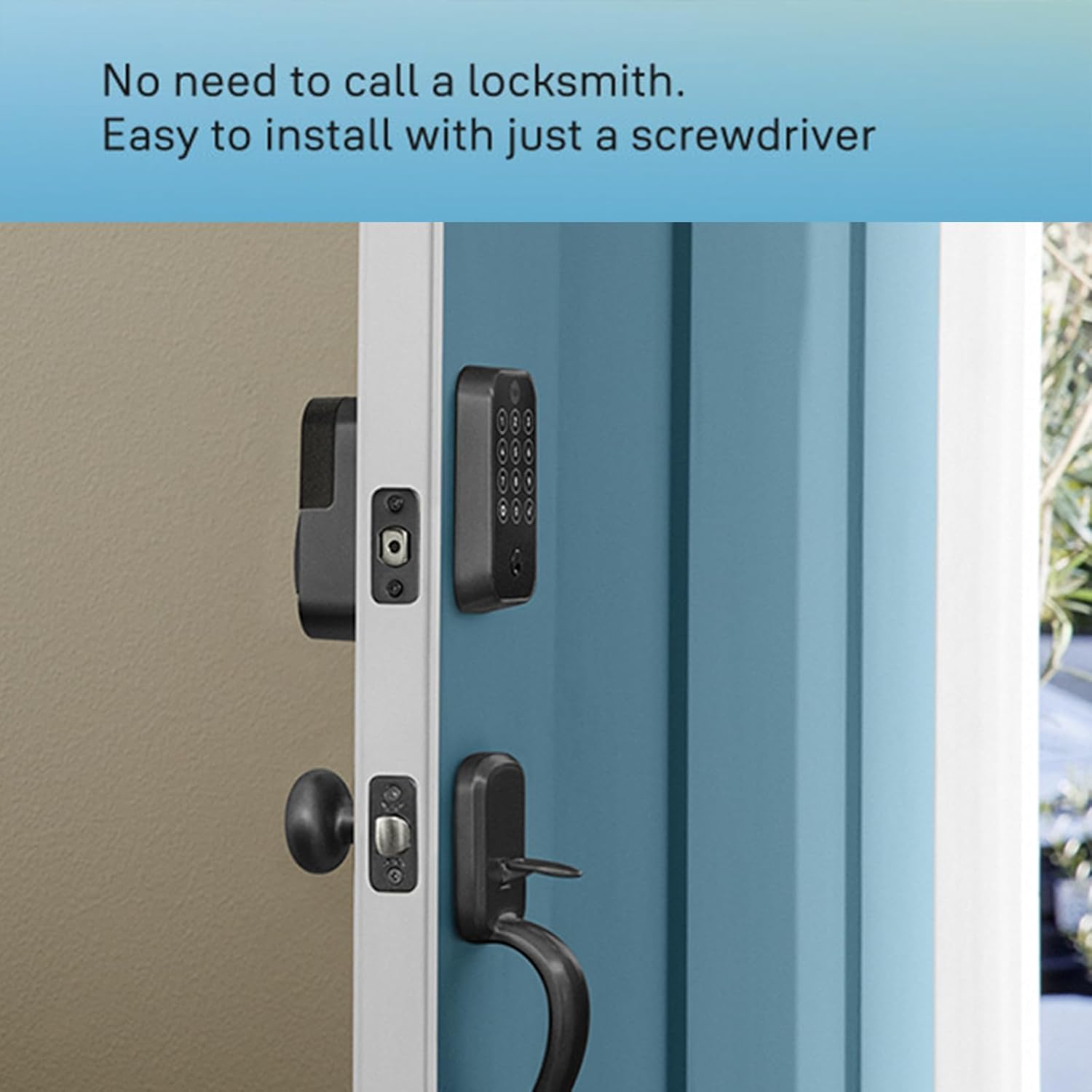 Yale Assure Lock 2 – Keyless Entry Smart Door Lock with Keypad, Auto-Lock & DoorSense™ – Satin Nickel Deadbolt (YRD420-BLE-619)