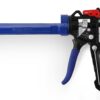 WORKPRO Dual Thrust Ratio Caulking Gun - 9:1 & 18:1 Adjustable Dripless Sealant Gun with Rotating Barrel & Comfort Grip for 10oz Cartridges