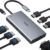 8-in-1 USB C Docking Station: Dual 4K HDMI, DP, VGA Multiport Hub with 100W PD Charging
