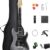 DONNER DST-80 Electric Guitar Starter Package – 39” Full Size, SSS Pickups, 5W Amp, Gig Bag & Accessories Kit