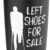 Funny 'Left Shoes For Sale' Amputee Gift – Stainless Steel Insulated Travel Tumbler – Humorous Rehabilitation & Surgery Present for Leg Amputees – 20oz Black Humor Coffee Mug