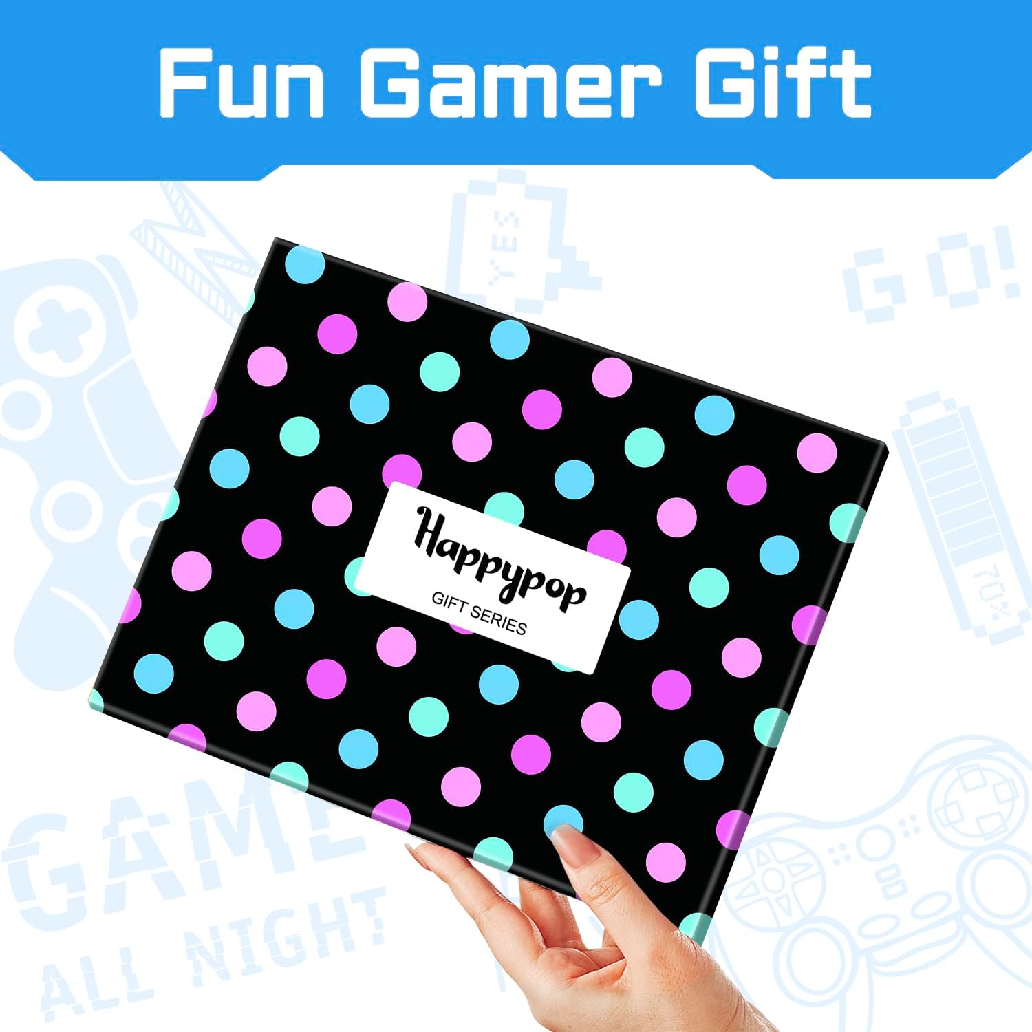 Women's Novelty Crew Socks - Cute Horror Movie & Gamer Gifts for Girls