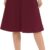 Urban CoCo Women's High Waisted A-Line Stretchy Skirt – Elastic Midi Flare Bottom for Work & Casual Wear