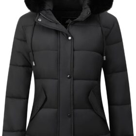 GOLDLADIES Women's Long Waterproof Winter Parka - Warm Windproof Snow Jacket with Hood