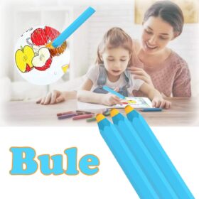 Kenkor Kids Touch Screen Stylus – Universal Capacitive Pen for iPad, iPhone, Android & Tablets – Kid-Safe Durable Design (Blue)