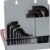 Eklind 10115 Hex-L Key Allen Wrench Set (15-Piece, SAE Inch Sizes 0.050"-3/16") - Industrial Grade Steel Short Arm Hex Keys in Metal Storage Box