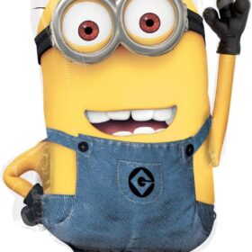 Despicable Me Minion Kevin Supershape Foil Balloon - 16 x 25 In - Giant Yellow Party Decoration for Birthdays