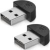 KISEER Mini USB Microphone (2-Pack) – Plug & Play PC Microphone for Laptop and Desktop, Noise Reduction for Skype, Gaming, and Voice Recording