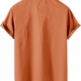 Men's Western Yoke Aloha Shirt - Mint Blue Tropical Palm & Cocktail Print Short Sleeve Button-Up