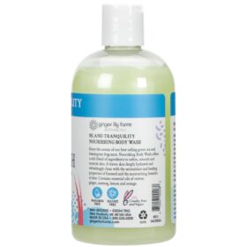 Ginger Lily Farms Botanicals Body Wash - Island Tranquility, Green Tea & Lemongrass, 100% Vegan, Paraben & Sulfate Free, 12 Fl Oz