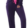 Ekouaer Women's Long Sleeve Pajama Set – Soft Button-Down Loungewear Sleepwear with Pockets