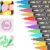 MAEGIRAL Dual Tip Outline Markers – 12 Color Set for Bullet Journaling, Scrapbooking, and Greeting Cards