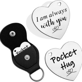 OEHEDOU Romantic Valentine's Day Gifts – Stainless Steel Keychain for Husband, Wife, Boyfriend & Girlfriend