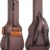 CAHAYA 0.5-inch Thick Padded Guitar Bag - Water-Resistant 40-42 Inch Acoustic Guitar Case with 6 Pockets and Anti-Theft Design