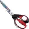 LIVINGO 9-Inch Heavy Duty Industrial Scissors – Titanium Coated Stainless Steel Shears for Cutting Fabric, Leather, Carpet, and Crafting