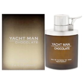 Myrurgia Yacht Man Eau De Toilette Spray for Men – 3.4 Fl Oz, Aromatic Chocolate Fougere Fragrance