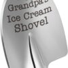Grandpa's Ice Cream Shovel - Funny Stainless Steel Spoon Gift for Grandfathers, Papa, & Dad - Unique Birthday, Fathers Day, & Christmas Present from Grandkids