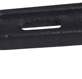 DELSbbq Heavy Duty Cast Iron Grill Grid Lifter – 8-Inch Universal Hot Surface Gripper with Leather Lanyard for Charcoal & Gas Grills