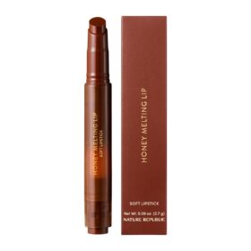 Nature Republic Honey Melting Lip Plumping Balm - 'Dirty Choco' - Hydrating Korean Lip Tint with Honey Extract & Volumizing Glow