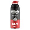 Gillette Foamy Classic Shave Foam for Men – 14.9 Oz – Protection Against Irritation, Quick & Smooth Glide