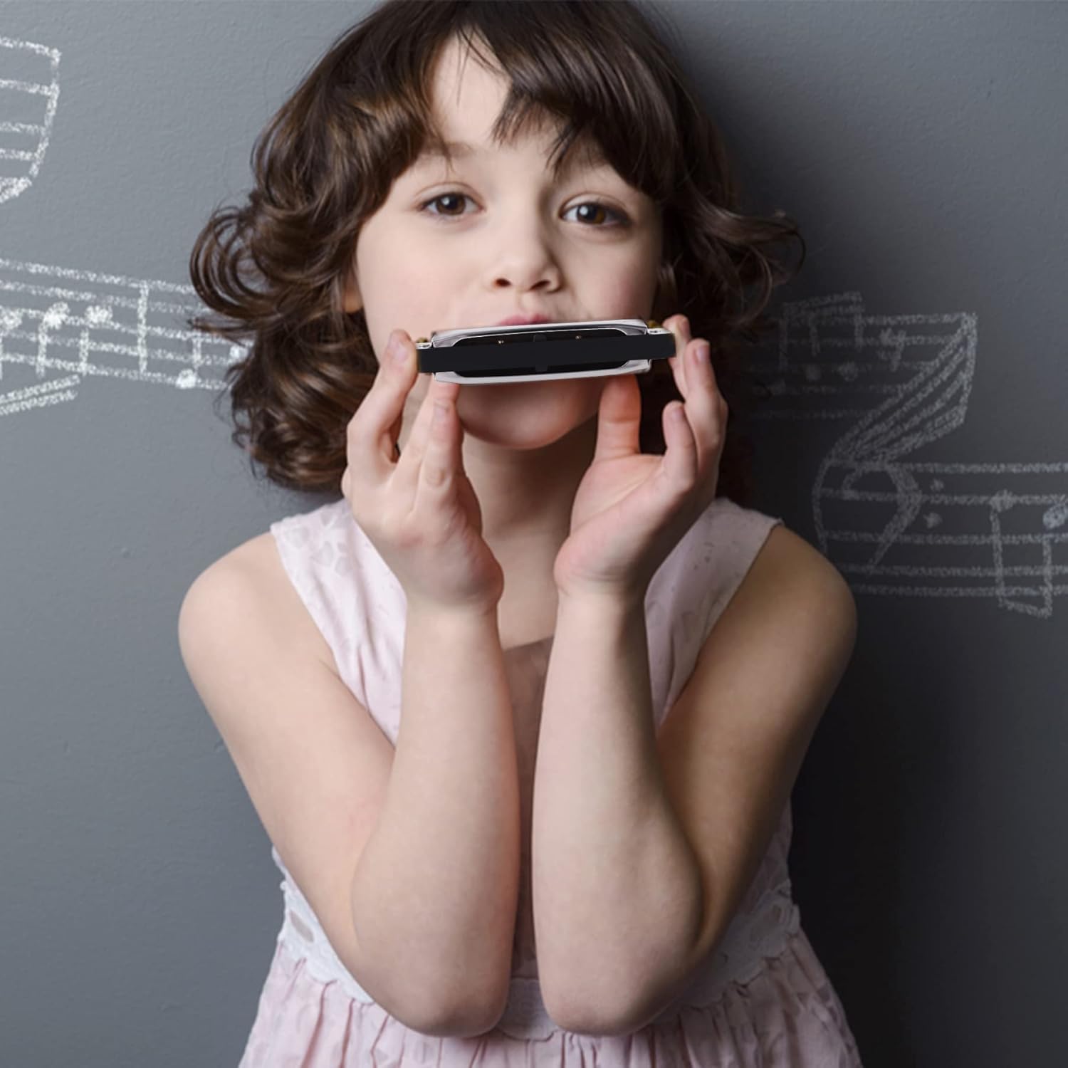 East top Diatonic Harmonica in C – Professional 10 Hole Blues Harp with Stainless Steel Cover & ABS Comb – Includes Zipper Case and Cleaning Cloth for All Skill Levels