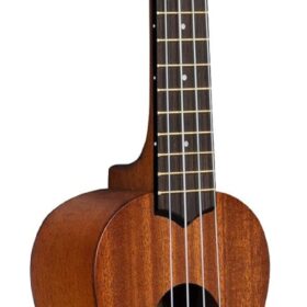 Kala Makala MK-S Soprano Ukulele - Vintage Mahogany, Entry-Level Bundle