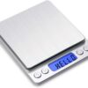 Toprime 500g x 0.01g Digital Pocket Scale - High Precision Mini Kitchen Scale with Stainless Steel Platform, Back-Lit LCD, Tare & PCS Function