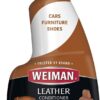 Weiman Leather Cleaner and Conditioner – 3-in-1 Formula to Clean, Restore, and Protect Furniture, Car Seats, and Accessories with UV Defense
