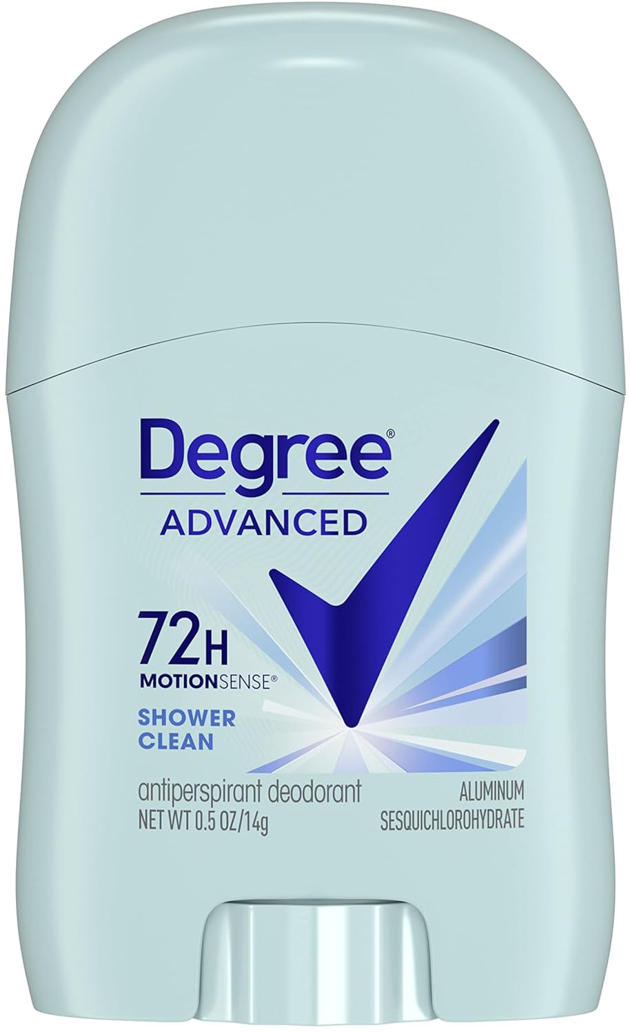 Degree Women's Shower Clean Antiperspirant Deodorant Stick – 72Hr Body Heat Activated Protection, Travel Size 0.5 Oz (18 Pack)