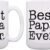 Grandpa Gifts 2 Pack 15oz Coffee Mugs - Best Papa Ever Ceramic Cup Set with Comfort Handle - Father's Day, Birthday & Christmas Gift Ideas