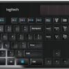Logitech K750 Wireless Solar Keyboard Bundle – Solar Powered Keyboard with Included Marathon Mouse for Windows PC