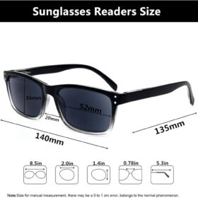 NORPERWIS 2 Pack Unisex Bifocal Reading Sunglasses – UV Protection & Convenience On-The-Go